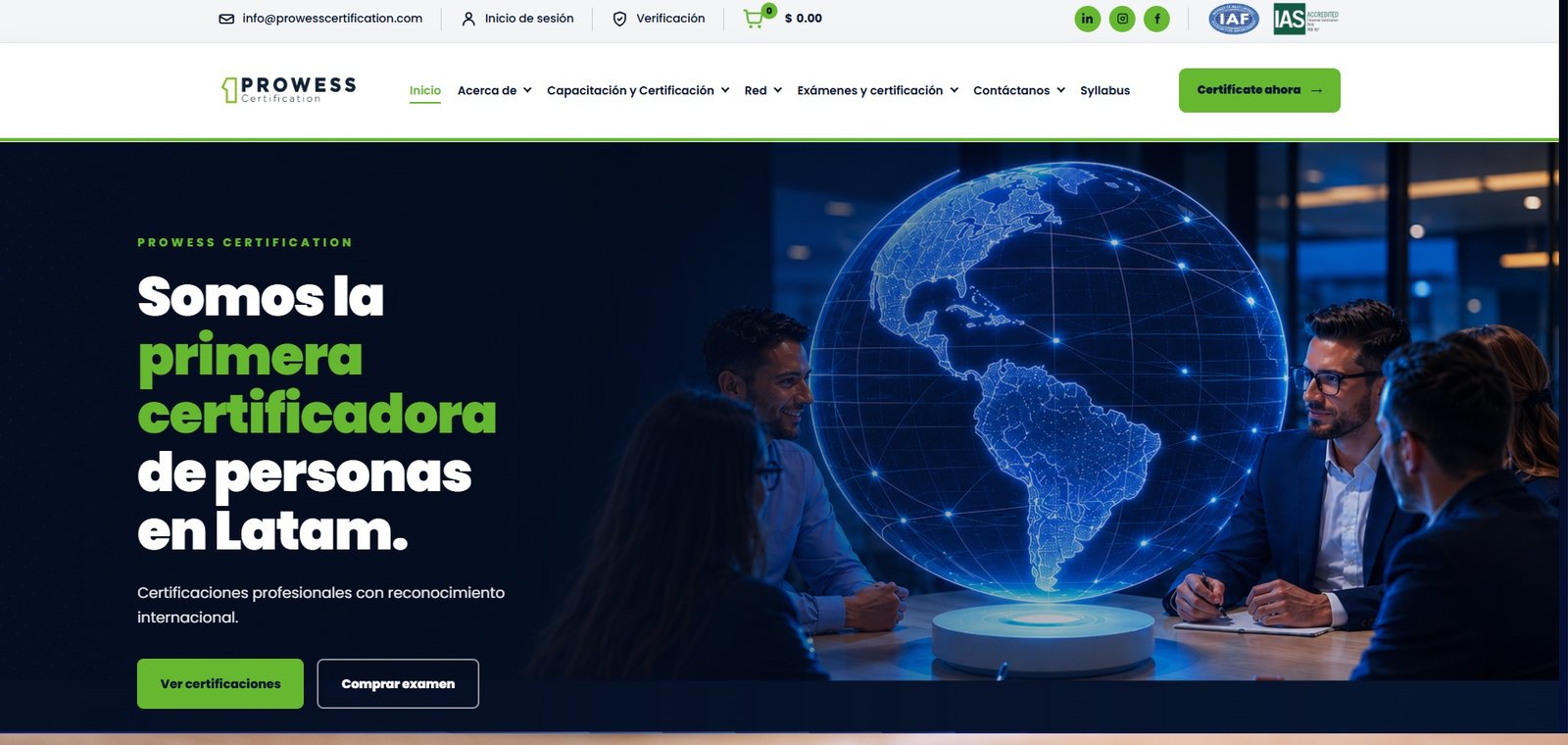 Prowess Certification — Visual Product